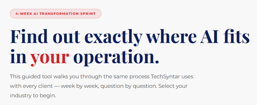 AI Transformation Sprint